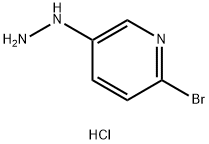 2-BROMO-5-HYDRAZINYLPYRIDINE HCL 结构式