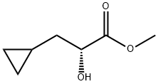 (R)-METHYL 3-CYCLOPROPYL-2-HYDROXYPROPANOATE 结构式