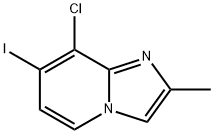 8-Chloro-7-iodo-2-methyl-imidazo[1,2-a]pyridine 结构式