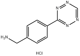 (4-(1,2,4,5-四嗪-3-基)苯基)甲胺盐酸盐 结构式