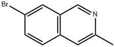 7-BROMO-3-METHYLISOQUINOLINE 结构式