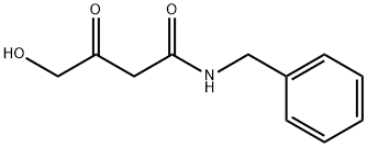 N-苯甲基-4-羟基-3-氧亚基丁酰胺 结构式