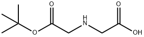 2-((2-(叔丁氧基)-2-氧代乙基)氨基)乙酸 结构式