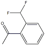 1-(2-(二氟甲基)苯基)乙酮 结构式