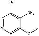 3-BROMO-5-METHOXYPYRIDIN-4-AMINE 结构式