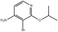3-Bromo-2-isopropoxy-pyridin-4-ylamine 结构式