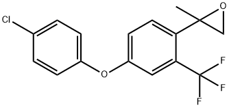 2-[4-(4-Chloro-phenoxy)-2-trifluoromethyl-phenyl]-2-methyl-oxirane 结构式