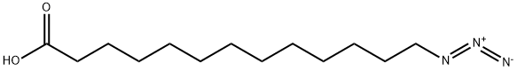 13-叠氮基十三烷酸 结构式