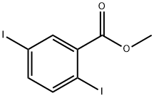 2,5-二碘苯甲酸甲酯 结构式