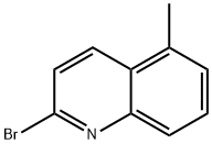 2-溴-5-甲基喹啉 结构式