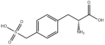 D-4-磺甲基苯丙氨酸盐酸盐 结构式