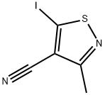 5-碘-3-甲基-异噻唑-4-甲腈 结构式