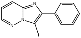 3-iodo-2-phenylimidazo[1,2-b]pyridazine 结构式