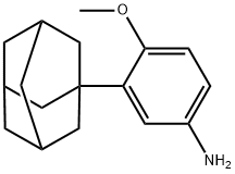 3-(金刚烷-1-基)-4-甲氧基苯胺 结构式