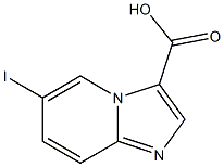 6-碘咪唑并[1,2-A]吡啶-3-羧酸 结构式