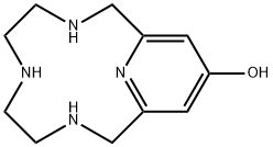3,6,9,15-Tetraazabicyclo[9.3.1]pentadeca-1(15),11,13-trien-13-ol 结构式