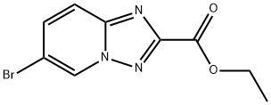 6-溴-[1,2,4]三唑并[1,5-a]吡啶-2-甲酸乙酯 结构式