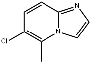 6-Chloro-5-methyl-imidazo[1,2-a]pyridine 结构式