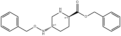 (2S,5R)-benzyl 5-((benzyloxy)amino)piperidine-2-carboxylate 结构式