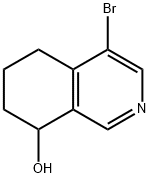 4-溴-5,6,7,8-四氢异喹啉-8-醇 结构式