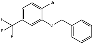 3-苄氧基-4-溴三氟甲苯 结构式