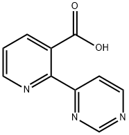 2-PYRIMIDIN-4-YL-NICOTINIC ACID 结构式