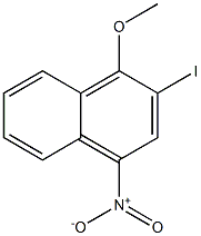 2-iodo-1-methoxy-4-nitronaphthalene 结构式