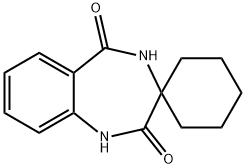 1,2,4,5-四氢螺[1,4-苯二氮卓-3,1'-环己烷]-2,5-二酮 结构式