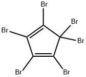 全溴环戊二烯-1,3-二烯 结构式