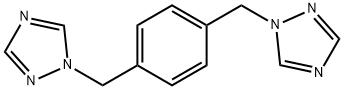 1,4-双(1H-1,2,4-三唑-1-基)甲基)苯 结构式