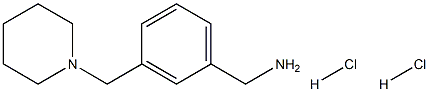 [3-(piperidin-1-ylmethyl)phenyl]methanamine:dihydrochloride 结构式