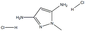 1-甲基-1H-吡唑-3,5-二胺(盐酸盐) 结构式