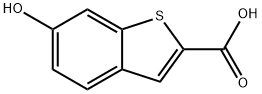 6-羟基苯并噻吩-2-羧酸 结构式