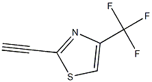 2-乙炔基-4-(三氟甲基)噻唑 结构式