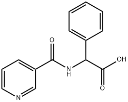 Phenyl-[(pyridine-3-carbonyl)-amino]-acetic acid 结构式