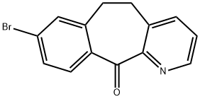 8-BROMO-5H-BENZO[5,6]CYCLOHEPTA[1,2-B]PYRIDIN-11(6H)-ONE 结构式