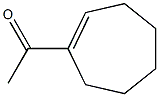 Ethanone,1-(1-cyclohepten-1-yl)- 结构式