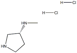 (3R)-N-METHYLPYRROLIDIN-3-AMINE DIHYDROCHLORIDE 结构式