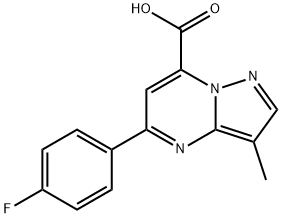 5-(4-Fluoro-phenyl)-3-methyl-pyrazolo[1,5-a]pyrimidine-7-carboxylic acid