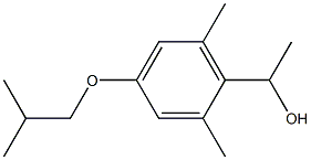 1-(4-异丁氧基-2,6-二甲基苯基)乙-1-醇 结构式