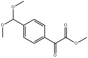 METHYL 2-(4-(DIMETHOXYMETHYL)PHENYL)-2-OXOACETATE 结构式