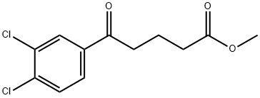 METHYL 5-(3,4-DICHLOROPHENYL)-5-OXOPENTANOATE 结构式