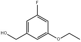 3-Ethoxy-5-fluorobenzyl alcohol 结构式