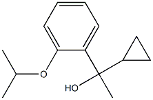 1-cyclopropyl-1-(2-propan-2-yloxyphenyl)ethanol 结构式