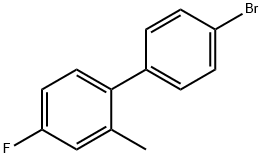 4-BROMO-4-FLUORO-2-METHYL-1,1-BIPHENYL 结构式