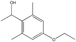 1-(4-乙氧基-2,6-二甲基苯基)乙-1-醇 结构式