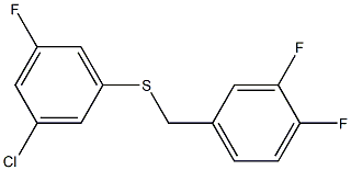 (3-CHLORO-5-FLUOROPHENYL)(3,4-DIFLUOROBENZYL)SULFANE