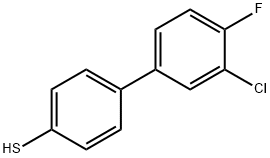 3-CHLORO-4-FLUORO-[1,1-BIPHENYL]-4-THIOL 结构式