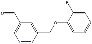 3-((2-fluorophenoxy)methyl)benzaldehyde 结构式