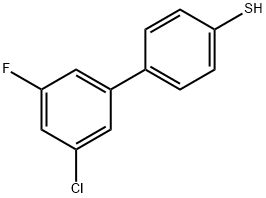 3-CHLORO-5-FLUORO-[1,1-BIPHENYL]-4-THIOL 结构式